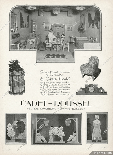 Cadet-Roussel 1926 Christmas, Toys