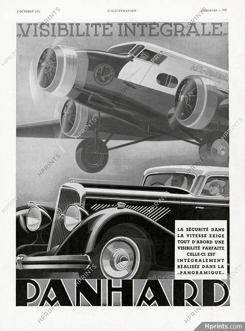 Panhard & Levassor 1934 Visibilité Intégrale, Air France, A.Kow