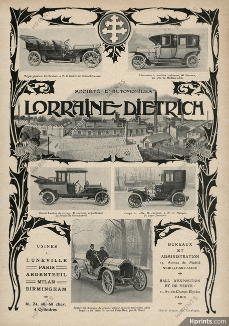 Lorraine Dietrich 1907 Factory