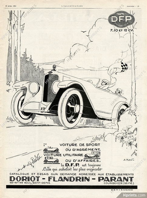 Doriot-Flandrin-Parant 1924 Kow