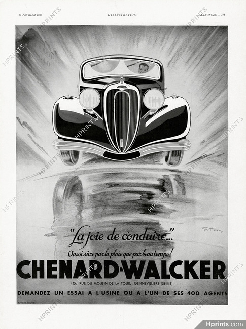 Chenard & Walcker 1936 Geo Ham