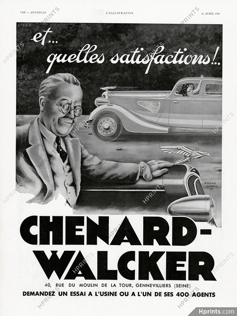 Chenard & Walcker 1936 André Dumas