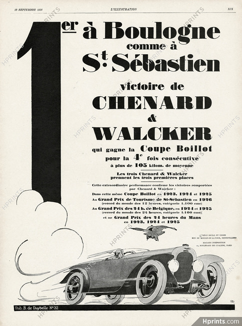 Chenard & Walcker 1926 Rowl