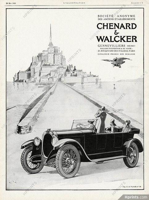 Chenard & Walcker 1926 Mont Saint-Michel