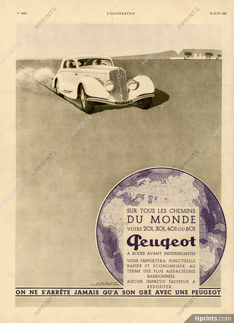 Peugeot 1935 Africa, Kow