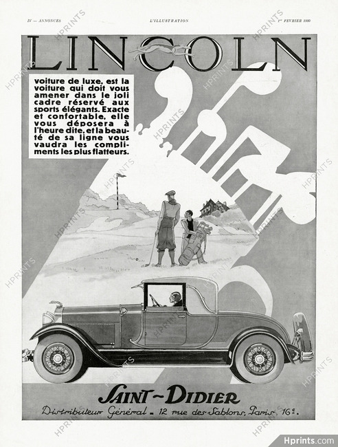 Lincoln 1930 Golf (L)