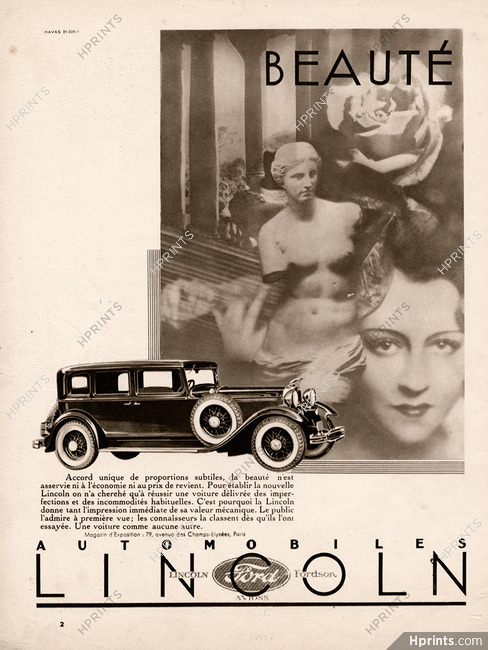 Lincoln 1931 Beauté