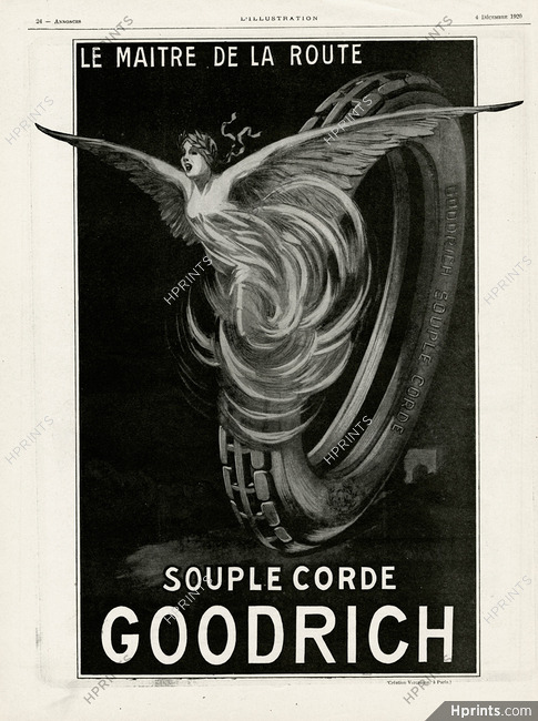Goodrich (Tyres) 1920 Souple Corde, Création Vercasson