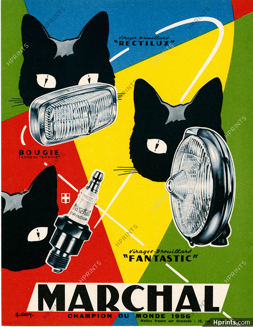 Marchal (Headlamps) 1956 Black Cats
