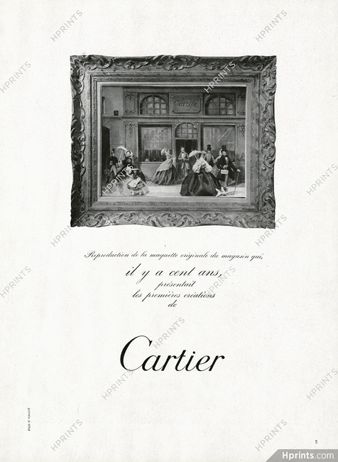 Cartier (Jewels) 1948 Original Model of the Store 100 years ago