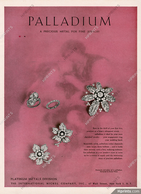 Palladium (Jewels) 1948 — Advertisement