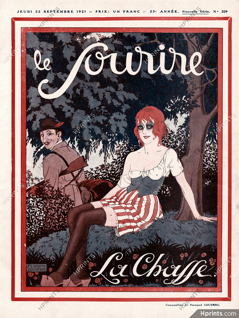 Fernand Couderc 1921 La Chasse