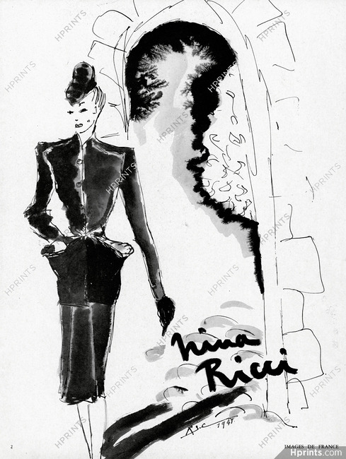 Nina Ricci (Couture) 1941