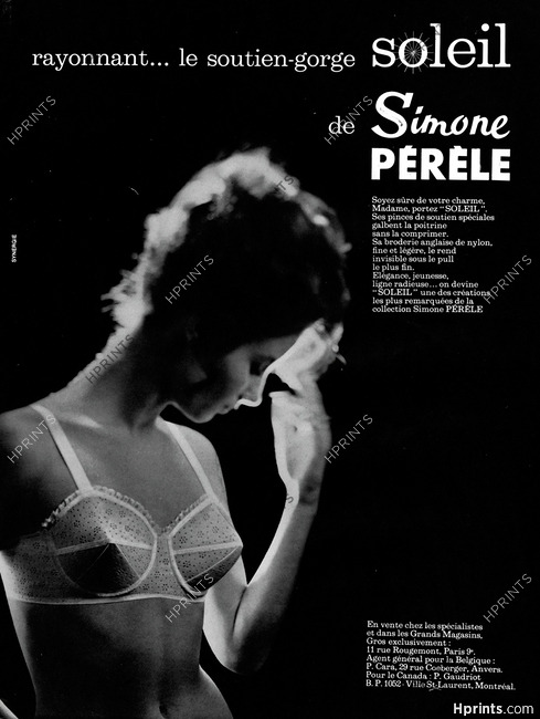 Simone Pérèle 1963 Brassiere "Soleil"