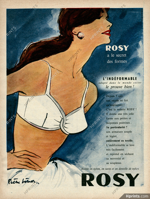 Rosy (Lingerie) 1954 Pierre Simon, Brassiere