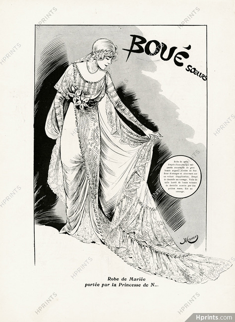 Boué Soeurs circa 1912 Wedding Dress, Manon