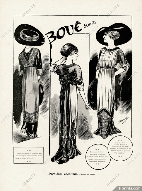 Boué Soeurs 1910 Robes, Manon