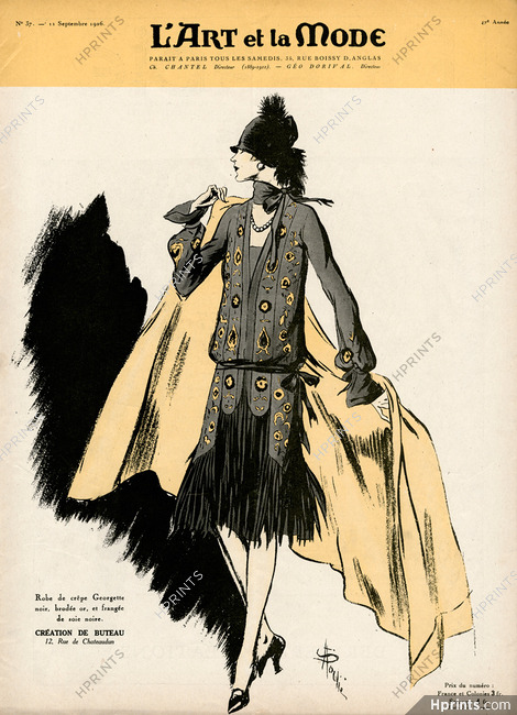 Buteau (Couture) 1926 A. Soulié