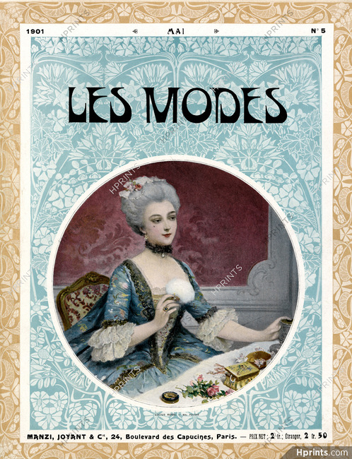Lucius Rossi 1901 Bal Poudré, Les Modes Cover