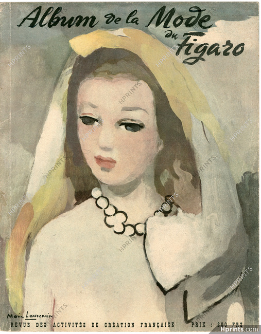 Album de la Mode du Figaro 1945 Cover, Marie Laurencin