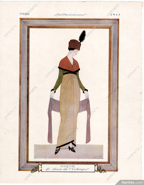 Boutet de Monvel 1913 Juliette ou Les Jeux de L'écharpe, Fashion Dress