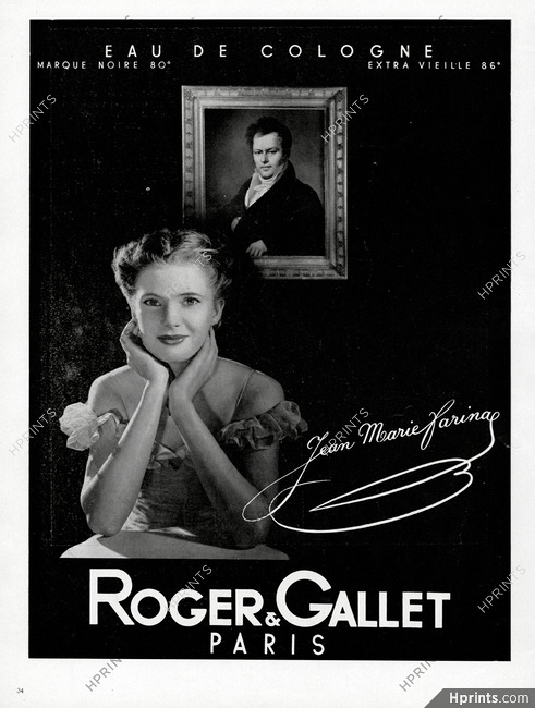 Roger & Gallet (Perfumes) 1947 Jean-Marie Farina