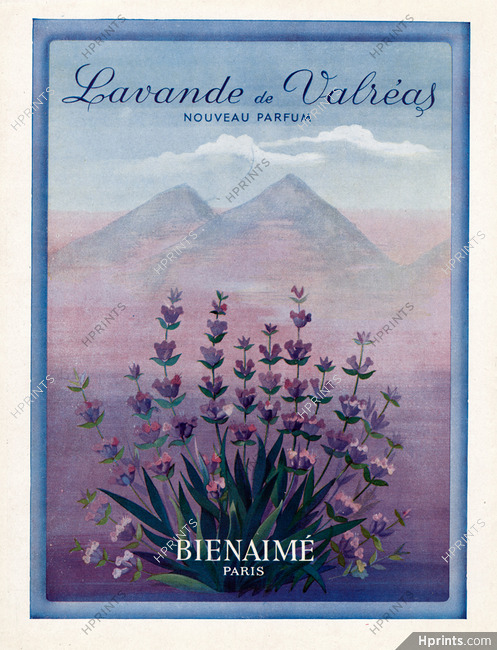 Bienaimé (Perfumes) 1945 Lavande de Valréas, Egyptian pyramids