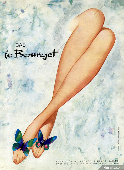 Le Bourget (Stockings) 1959 Diaz, Butterfly