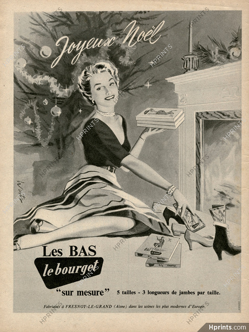 Le Bourget (Hosiery, Stockings) 1954 B. Wirts