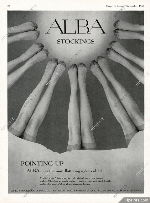 Alba (Hosiery) 1950 Stockings