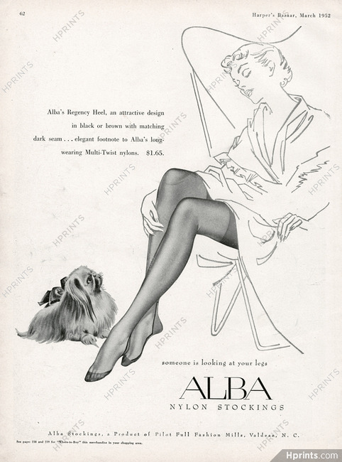 Alba (Stockings) 1952 Pekingese Dog
