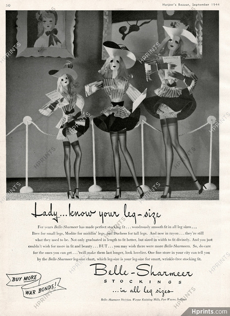 Belle-Sharmeer (Stockings) 1944 Dolls, Marie Laurencin