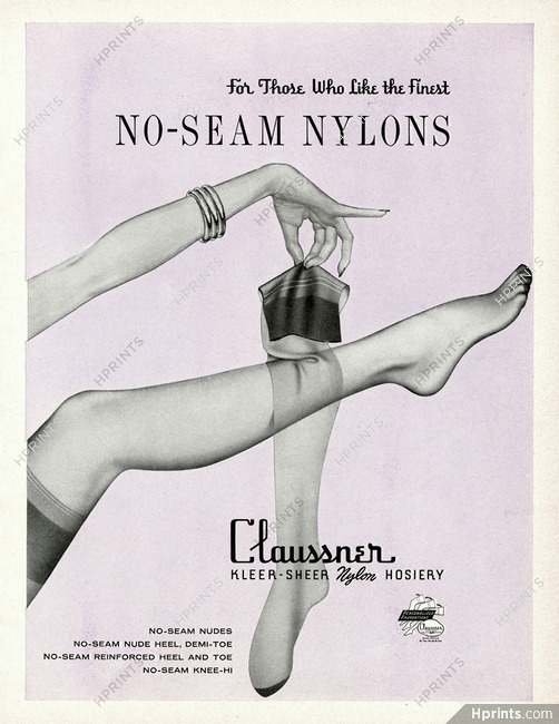 Claussner (Hosiery) 1957 Stockings