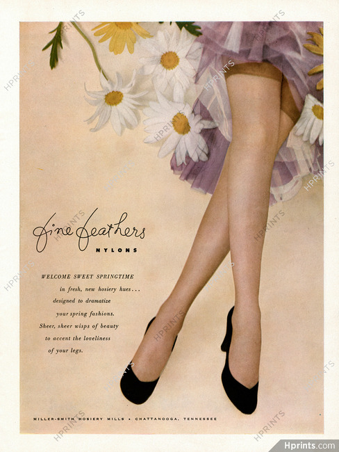 Miller-Smith (Hosiery) 1950 Fine Feathers, Stockings