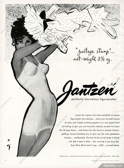 1948 Formfit Life Bra: Instant New Glamor Vintage Print Ad