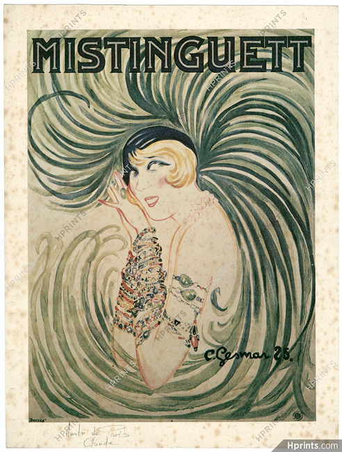 Charles Gesmar 1925 circa, Mistinguett, Jewels