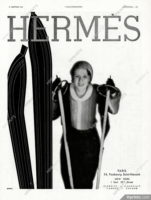 Hermès (Sportswear) 1931 Ski