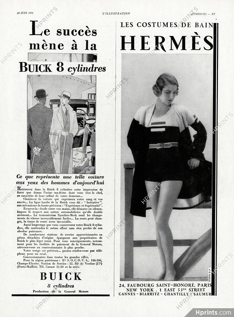 Hermès (Swimwear) 1931 Photo Deberny Peignot