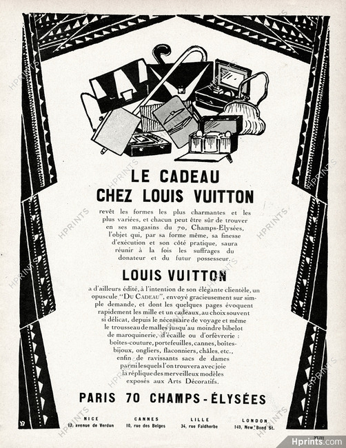 Louis Vuitton (Luggage) 1925 Cadeau