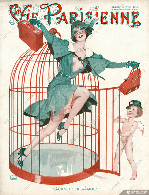 Léonnec 1930 Vacances de Pâques, Bird cage