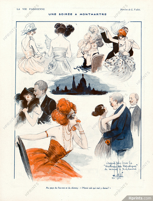 Louis Vallet 1922 Une soirée à Montmartre, Fox-trot et Shimmy, Meilleure des Républiques