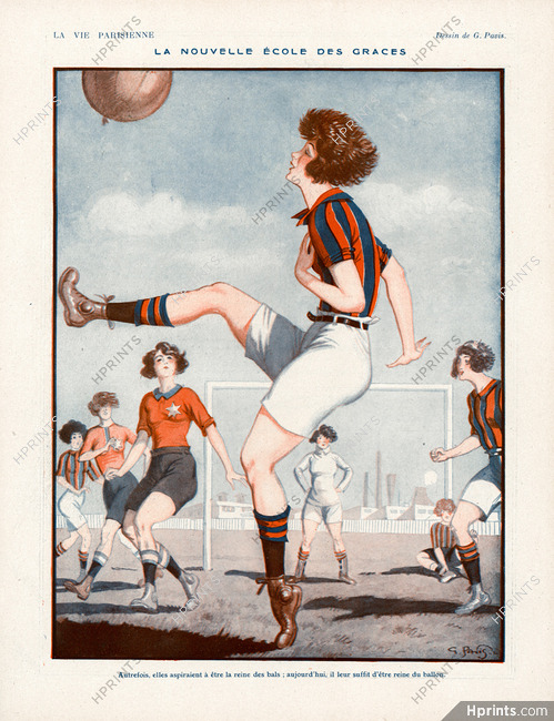 Georges Pavis 1922 Women's Soccer, Football