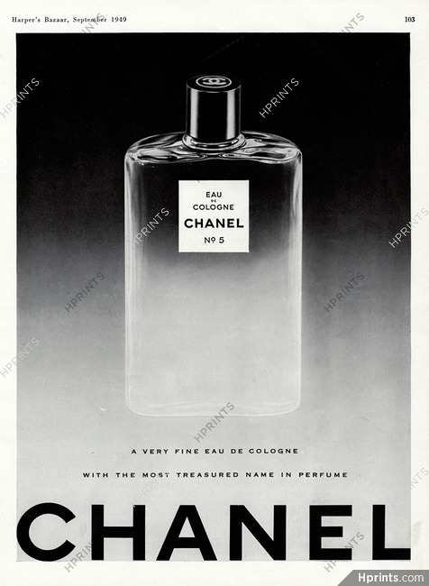 Chanel (Perfumes) 1949 Eau de Cologne Numéro 5 (version flat