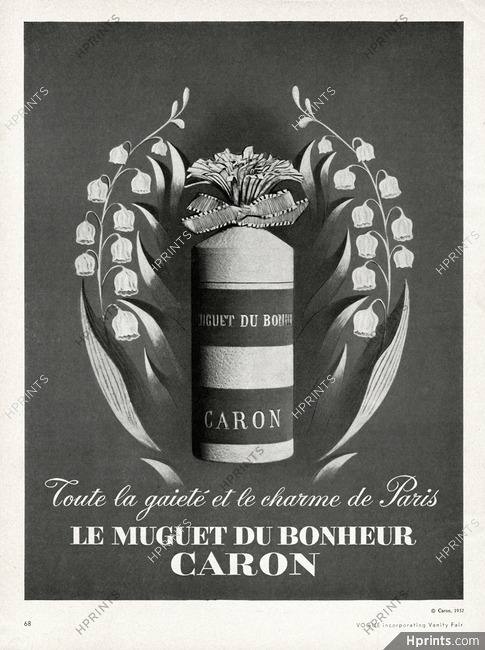 Caron 1957 Le Muguet du Bonheur, Lily of the Valley