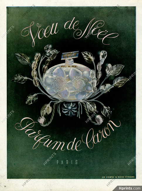Caron (Perfumes) 1945 Voeu De Noël