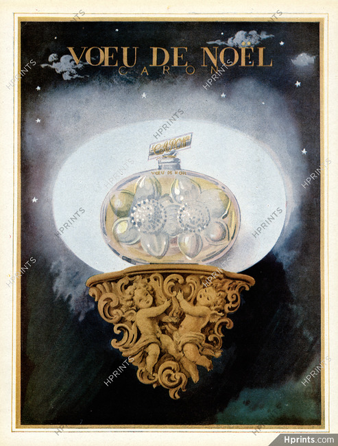 Caron (Perfumes) 1948 Vœu de Noël
