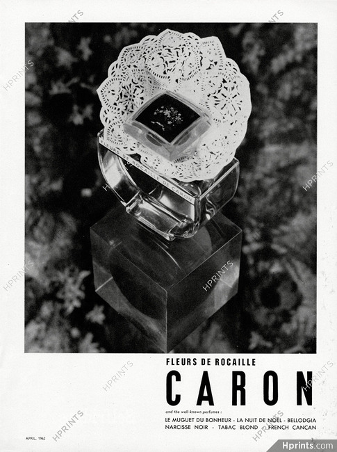 Caron (Perfumes) 1962 Fleurs de Rocaille