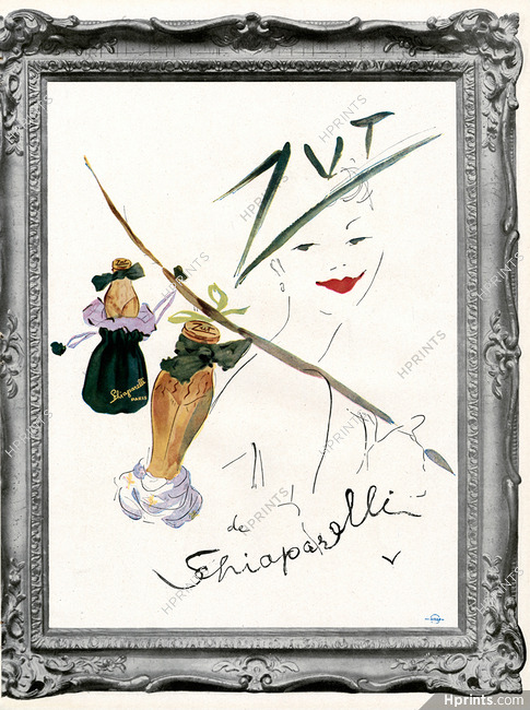 Schiaparelli (Perfumes) 1951 Zut, Marcel Vertès