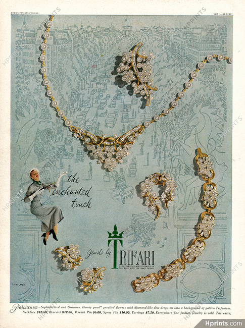 Trifari 1952 Parisienne Pearl Jewels