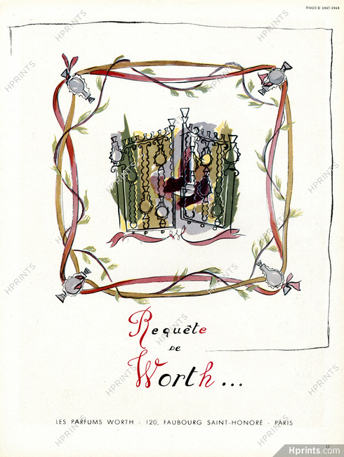 Worth (Perfumes) 1947 Requête